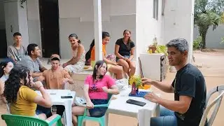 FIZEMOS UM BINGO EM FAMÍLIA VEJA QUEM GANHOU OS PRÊMIOS!