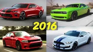 2016 American Muscle Car Comparison! | Hellcat, Camaro, Mustang |