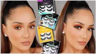 WalMart Eyelash Try-On Haul | Salon Perfect Lashes + Luna Magic Lashes