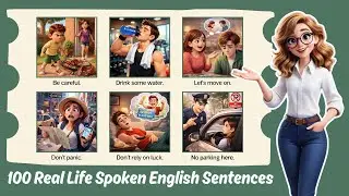 100 Daily English Sentences for Beginners | Real Life Spoken English