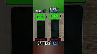 iPhone 17 VS IPHONE PRO MAX 🔋🪫#battery #tech