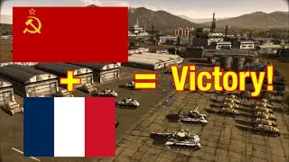 R.U.S.E - Russian Infantry + French Maginot: Ruse (2 vs 2) Multiplayer Gameplay!