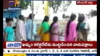 Agitation Of Archaks Giving Troubles To Devotees In Karimnagar District