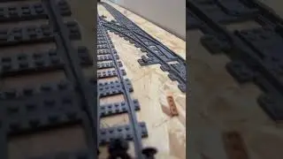 Lego train perspective on my Lego railway #bricktrain #train #legocity #legotrain #railway #lego #fy