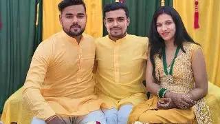 Bhai ko lg gyi haldi 💛💫 haldi vlog thoda sa atragni sa 