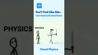 Don't feel like this, Learn Physics with Visual Physics! The Best Indian App IITJEE & NEET Physics