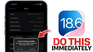 iOS 18.6 is OUT - Do This IMMEDIATELY After You Update!