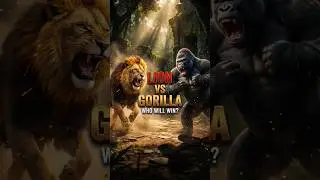 Lion vs Gorilla 🦁🦍 | Who Wins This Epic Jungle Battle?