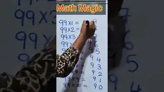 &ldquo;99 Times Table Trick &mdash; Learn in 1 Minute! 😱🔥&rdquo;