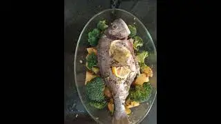 poisson aux herbes de Provence au four سمك في الفرن بالاعشاب المنسمة لديد و صحي 🐟🐟