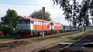 Setk&aacute;n&iacute; lokomotiv T478.1 a T478.2 v Lužn&eacute; u Rakovn&iacute;ka