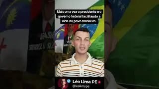 Mais uma vez o presidente Lula e o governo federal facilitando a vida do povo brasileiro.  #lula2026