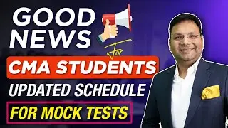 CMA Mock Test Series | Full Paper Written Mock Test for All Subjects