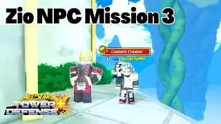 How To Do Zio NPC Mission 3 All Star Tower Defense X ASTD X