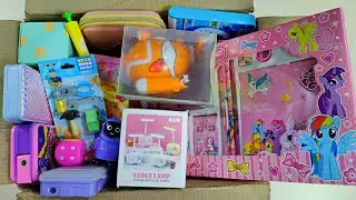 ultimate collection of pencil case, latest stationery, doraemon secret box, unicorn magic box,eraser