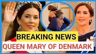 A close look at Queen Mary's new tiara, made from diamonds belonging to Denmark's Crown Jewels