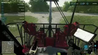 FS22 realistic driving with Case IH Austoft 8800 MR