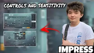IMPRESSFIVE latest CONTROLS And SENSITIVITY | TDM CHAMPION| PUBG MOBILE | OSTINBOT YT