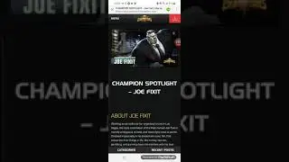 JOE FIXIT BUFF SPOTLIGHT!!!! God Tier!?