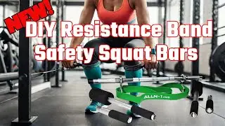 How This Simple DIY Resistance Band Safety Squat Bar Solution Will Change Workouts Forever!