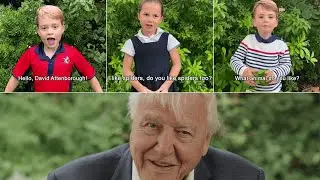 Princess Charlotte asks Sir David Attenborough if he likes spiders in new video