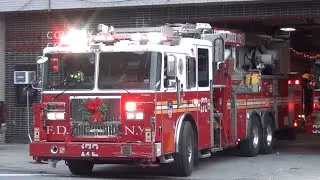 FDNY tower ladder 172 responding 1/2/23