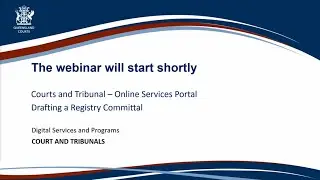 Registry Committal Application transition to the OSP - Defence webinar