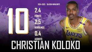 Christian Koloko || 2024-2025 Los Angeles Lakers Highlights