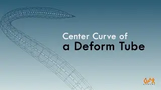 Houdini Tutorial | Generate Center Curve of a Deform Tube