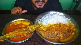Fish curry and rice eating show | fish curry and rice eating video | fish curry rice eating asmr ...