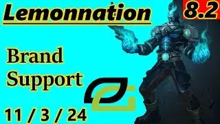 Lemonnation as Brand Support - S8 Patch 8.2 - NA Challenger - Full Gameplay