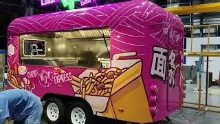 Take your food business anywhere with the Orange RV Food Truck! 🍔🌮