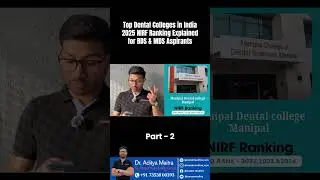 Top Dental Colleges in India 2025 NIRF Ranking Explained for BDS & MDS Aspirants