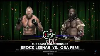 WWE2k26 :Clash in Italy: Singles match (Vorschau) (FUll-HD)