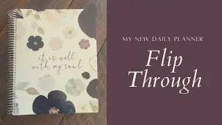 My 2020 Daily Planner is here!!! Flip Through it With Me! In the Leafy Tree Tops