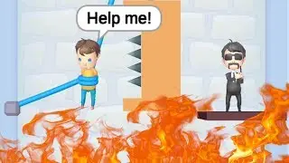 Rescue Cut - Rope Puzzle - SHORT LIFE - levels 1 to 37 and fails