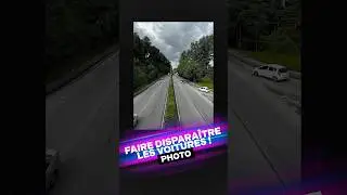 Supprimer les voitures SANS retoucher la photo