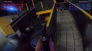 TEAM DEATHMATCH laser tag 3 vs 3. First person look shot with gopro helmet cam. PLAYER: TOMA