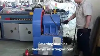 Manual hydraulic pipe tube end swaging machine/taper reducing machine