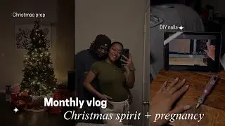 Christmas shopping + stocking stuffers + pregnancy | Christmas Day🎄