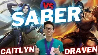 SABER | CAITLYN VS DRAVEN | ADC GAMEPLAY | Patch 15.5 / Season 15 | #LeagueofLegends