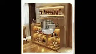 So beautiful home bar counter designs #interiordesign #trending 