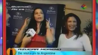 Azúcar Moreno de visita en Buenos Aires (Intrusos, América TV, 2000)