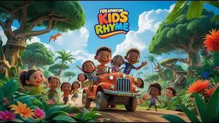 Little Kids Jungle Ride | Fun Adventure Kids Rhyme | Rhyme Land