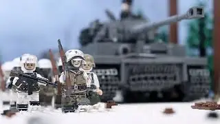 Lego WW2 Stop Motion Animation: Tiger 1 Attack