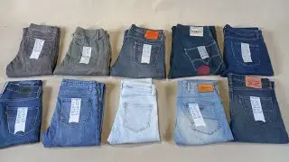 (Contact: 0355668609) Authentic Levi's and Uniqlo jeans, carefully selected second-hand items.