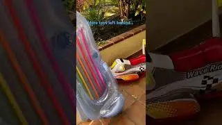 more pool toy inflatables left behind.... what to do with them!!???