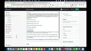 dropdown for the description