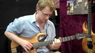 Guitar International Magazine testing out the Esoterik DR-1 Dave Reffett Signature Model Guitar