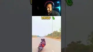 Fatherless behaviour on road 😱 #shorts #bike #funny